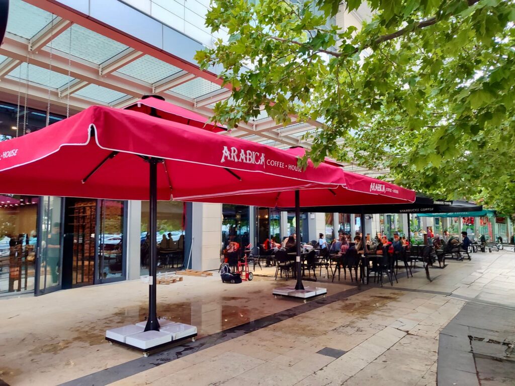 Teleskopik Cafe Şemsiyesi